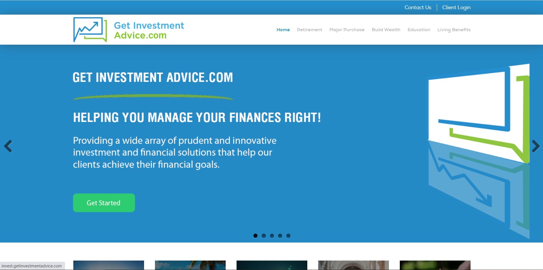 Get Investment Advice Project Slide 1