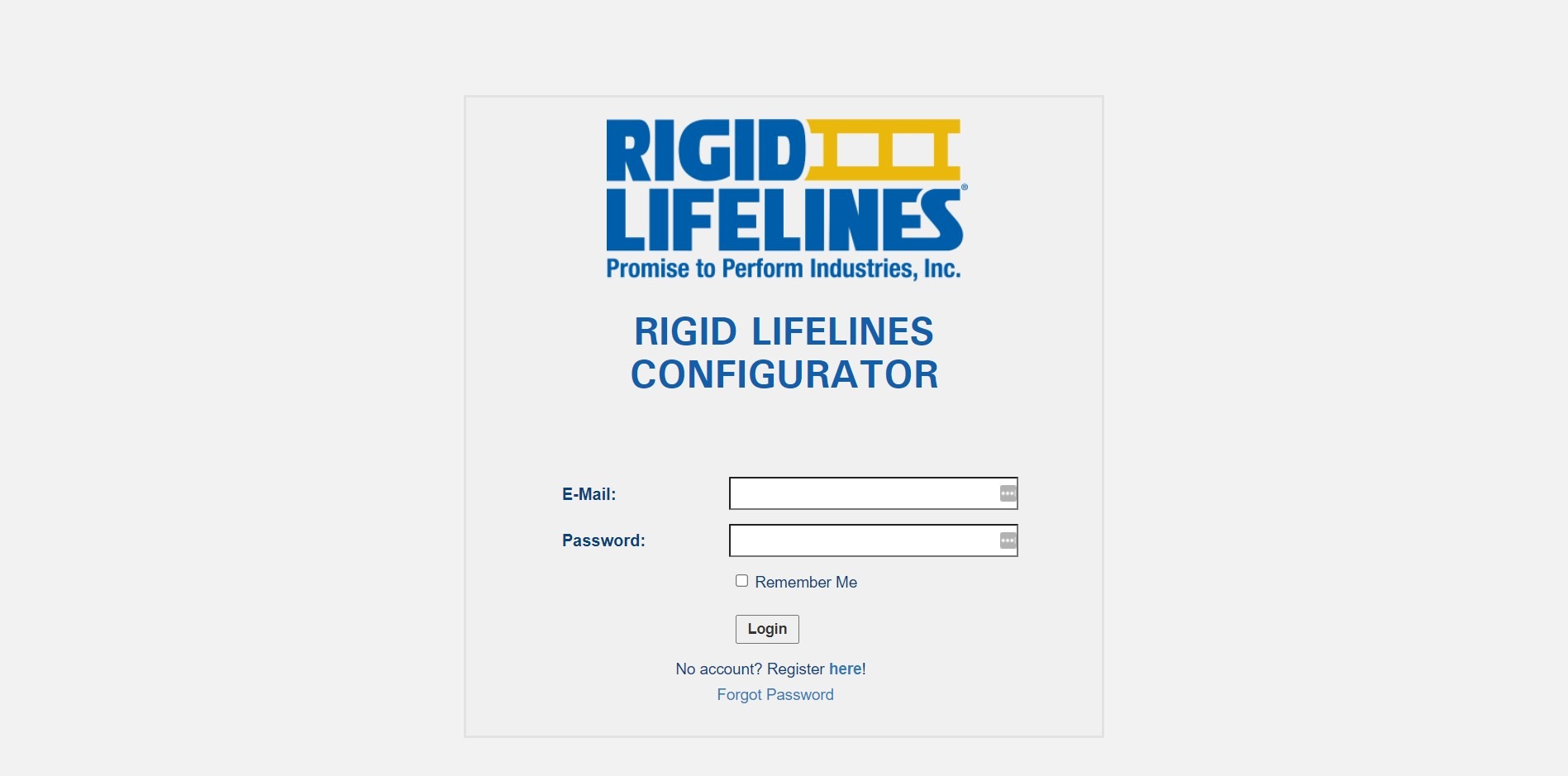 Rigid Lifelines Configurator Slide 1
