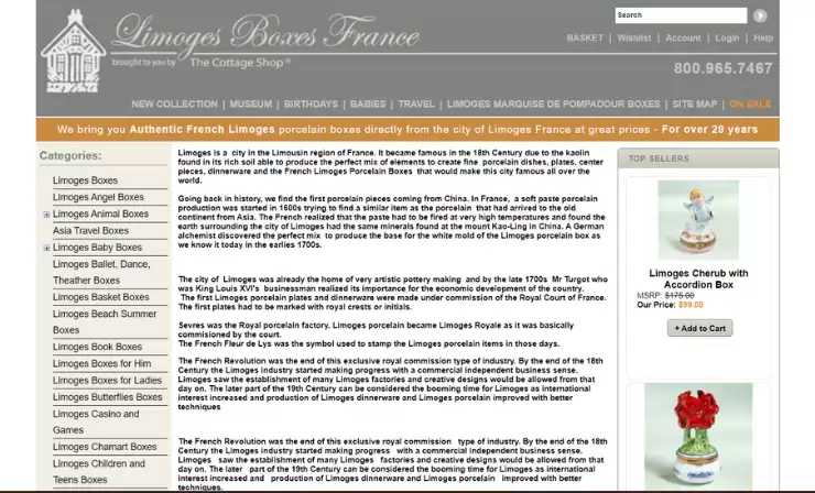project- Limoges Boxes France