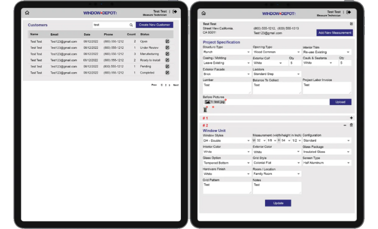 MeasureTech Application