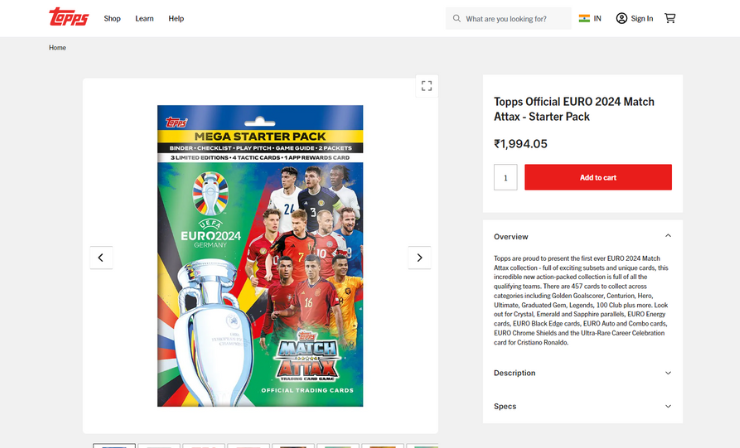 topps site