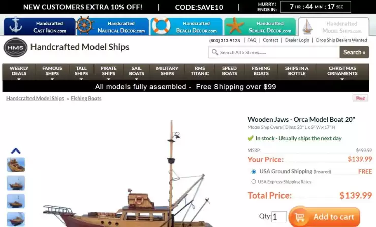 project- Handcrafted Model Ships