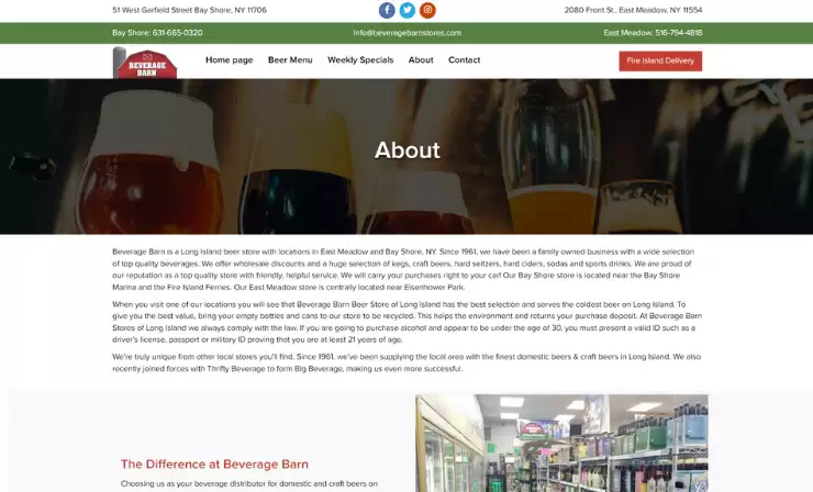 project- Beverage Barn