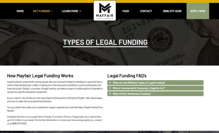 project- Mayfair Legal Funding (1)