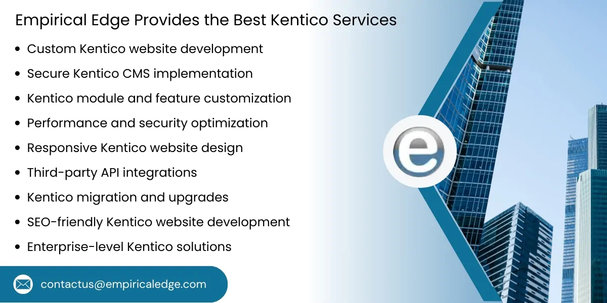 Best Kentico Services