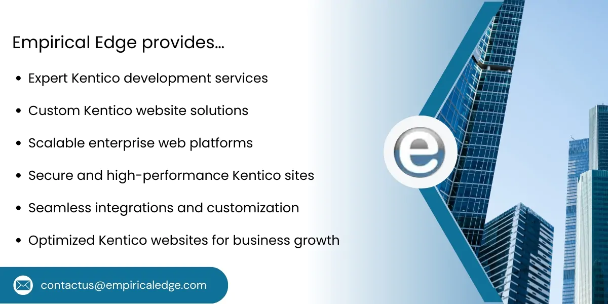 Expert Kentico development services
