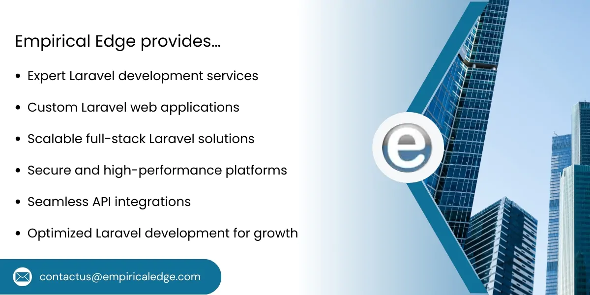 Expert Laravel development services