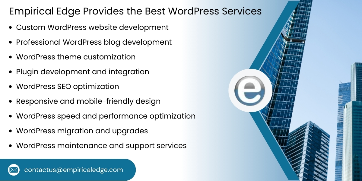 the Best WordPress Services by Empirical Edge