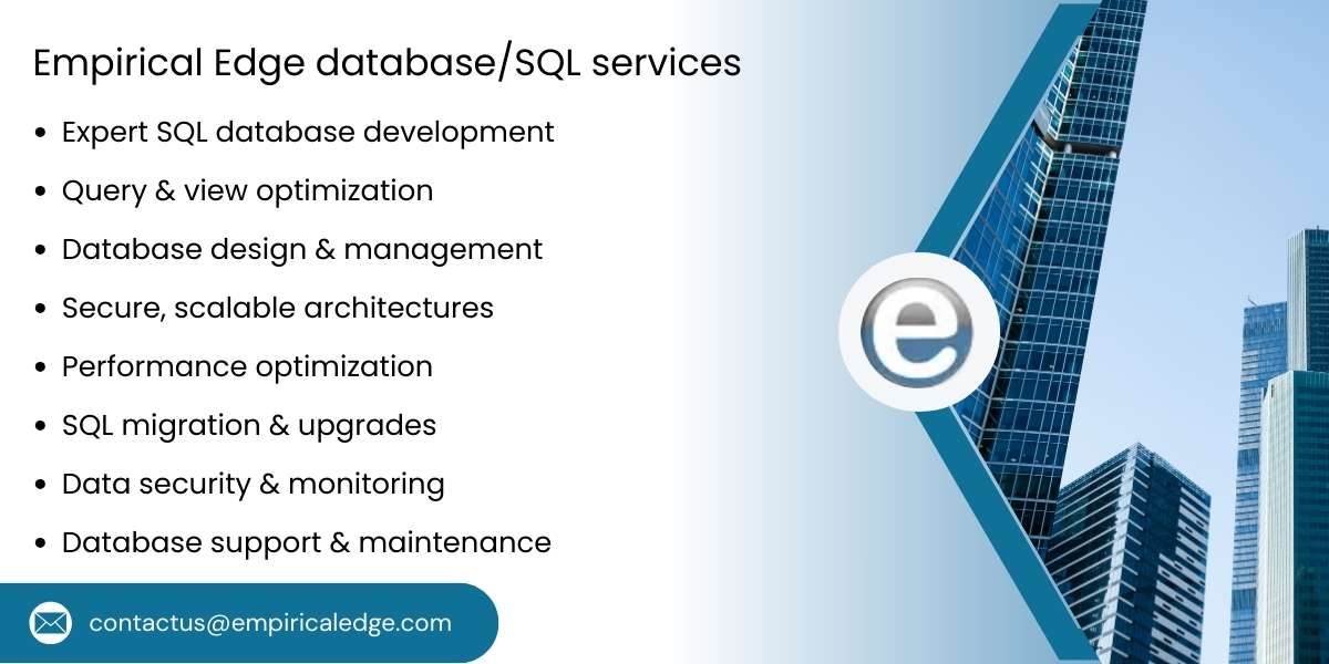 Empirical Edge databaseSQL services