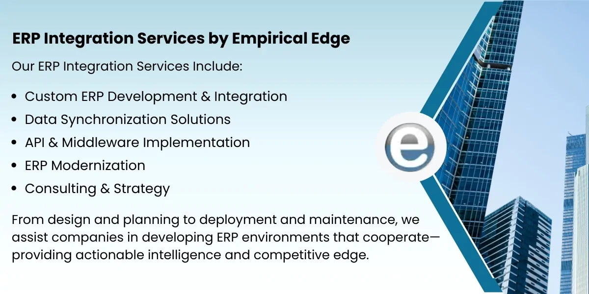 ERP Integration Services by Empirical Edge