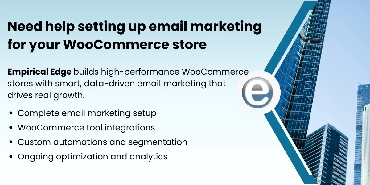 Need help setting up email marketing for your WooCommerce store