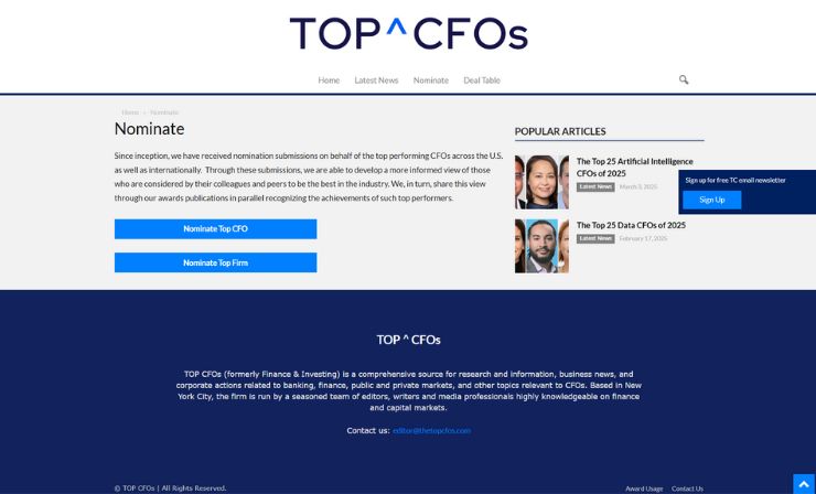The Top CFOs (2)