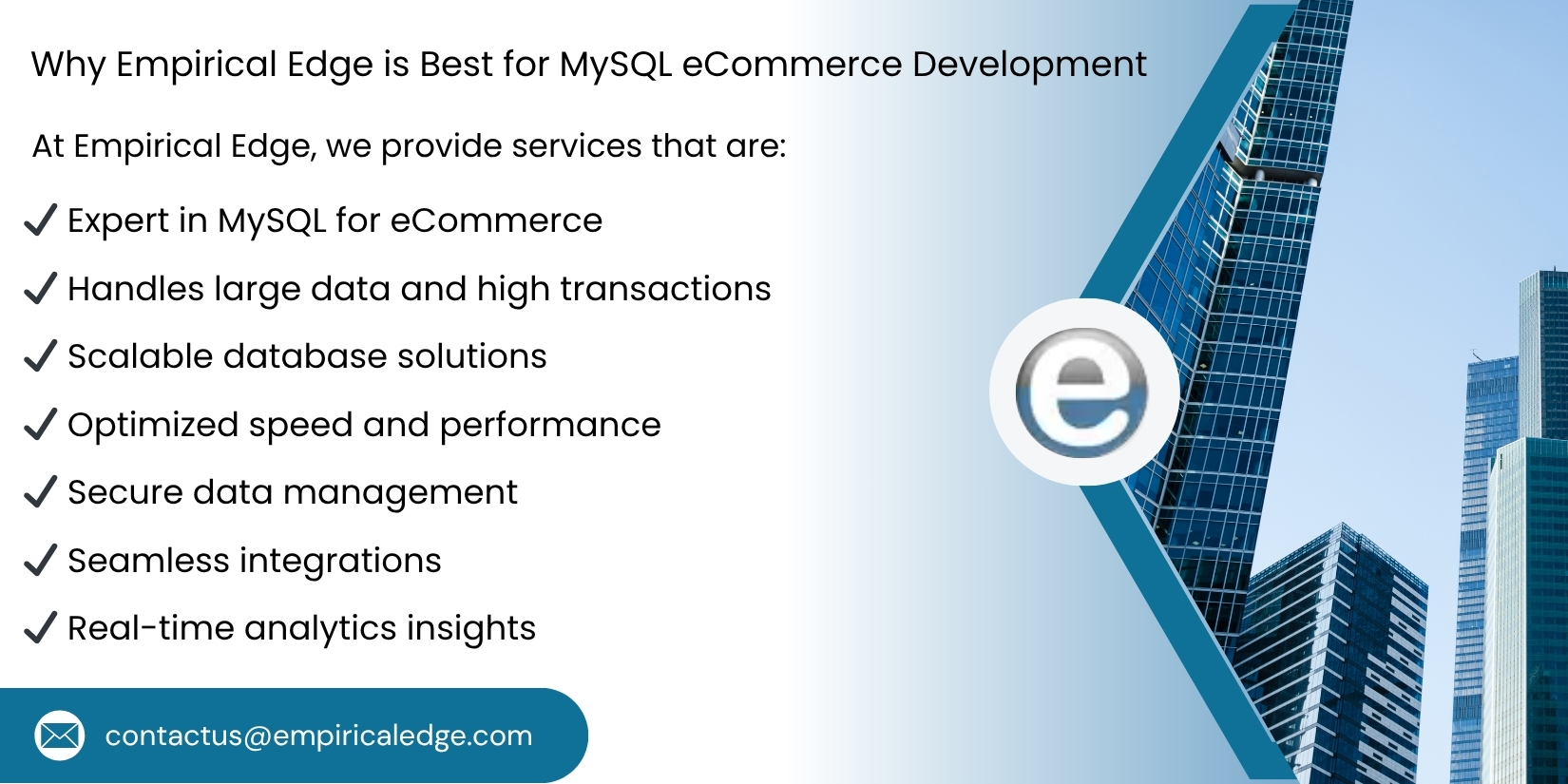 Empirical Edge is Best for MySQL eCommerce Development