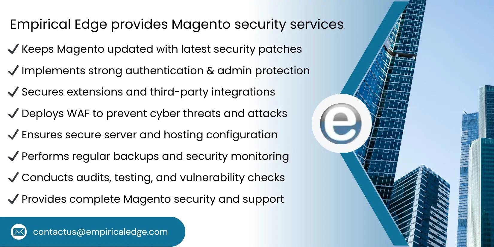 Empirical Edge provides Magento security services