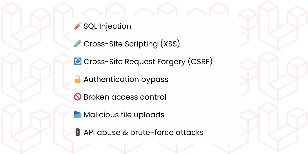 Common Security Threats Faced by Laravel Applications