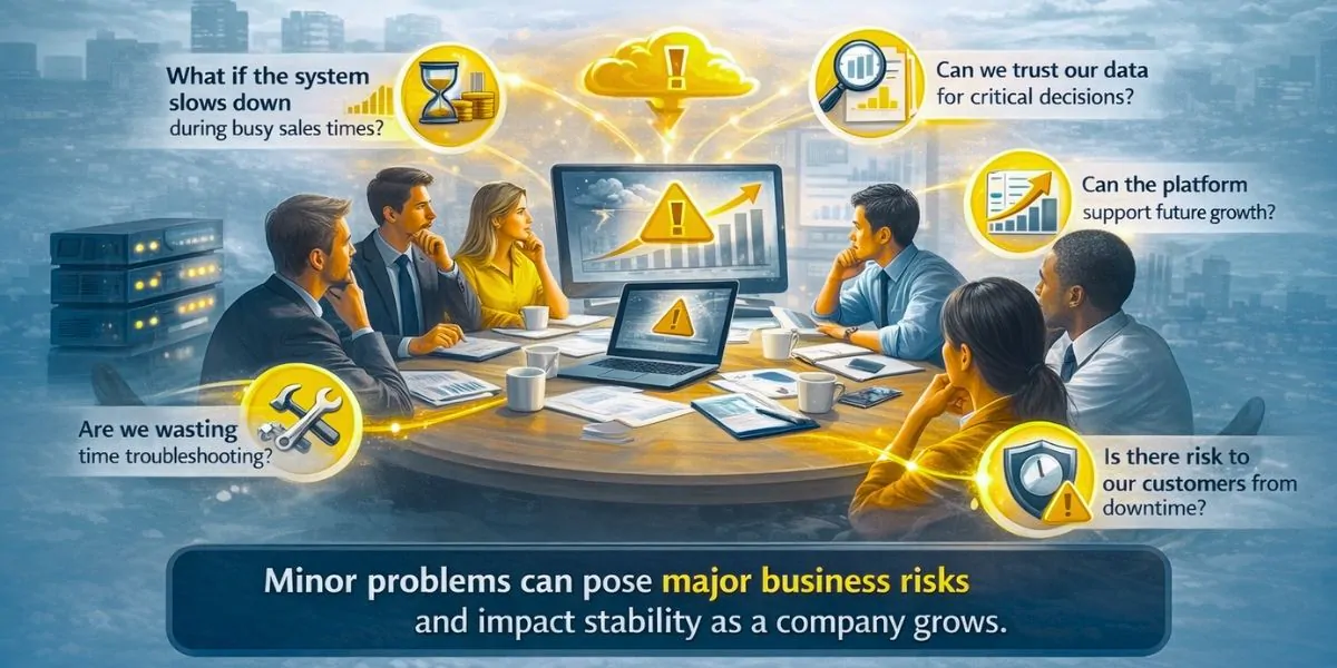 Business Risks from Minor Problems