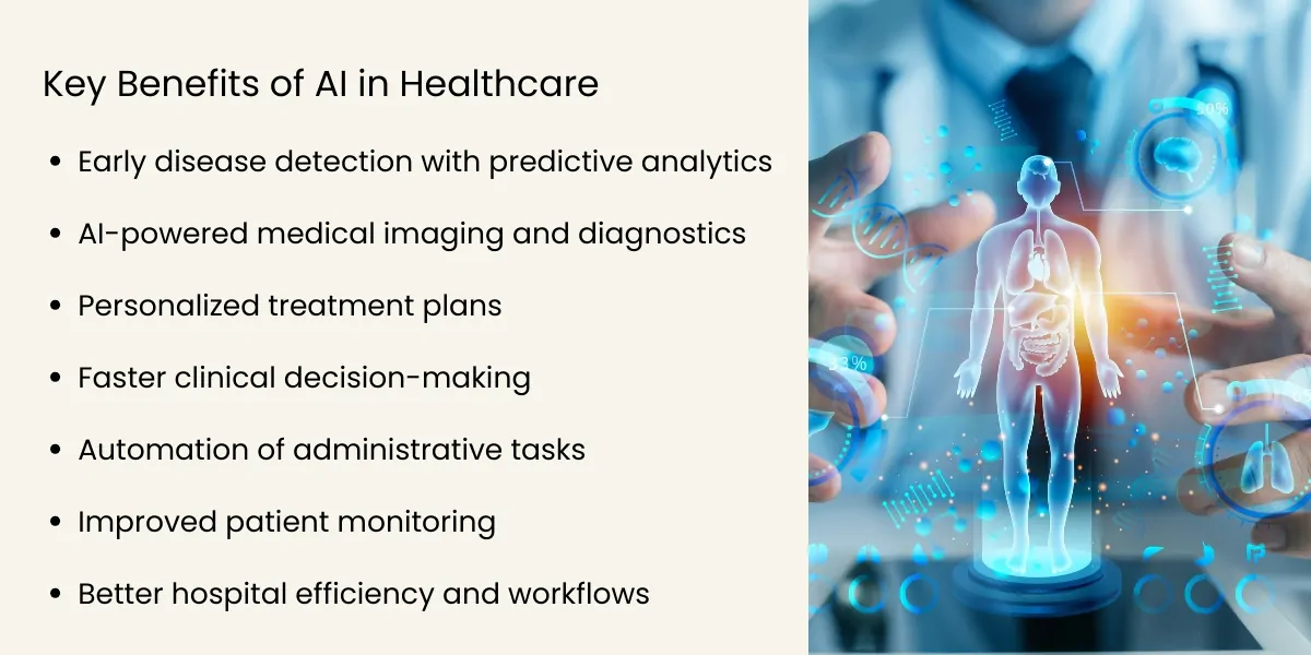 Key Benefits of AI in Healthcare