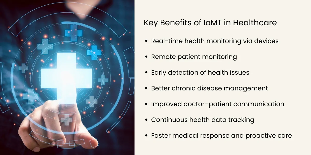 Key Benefits of IoMT in Healthcare